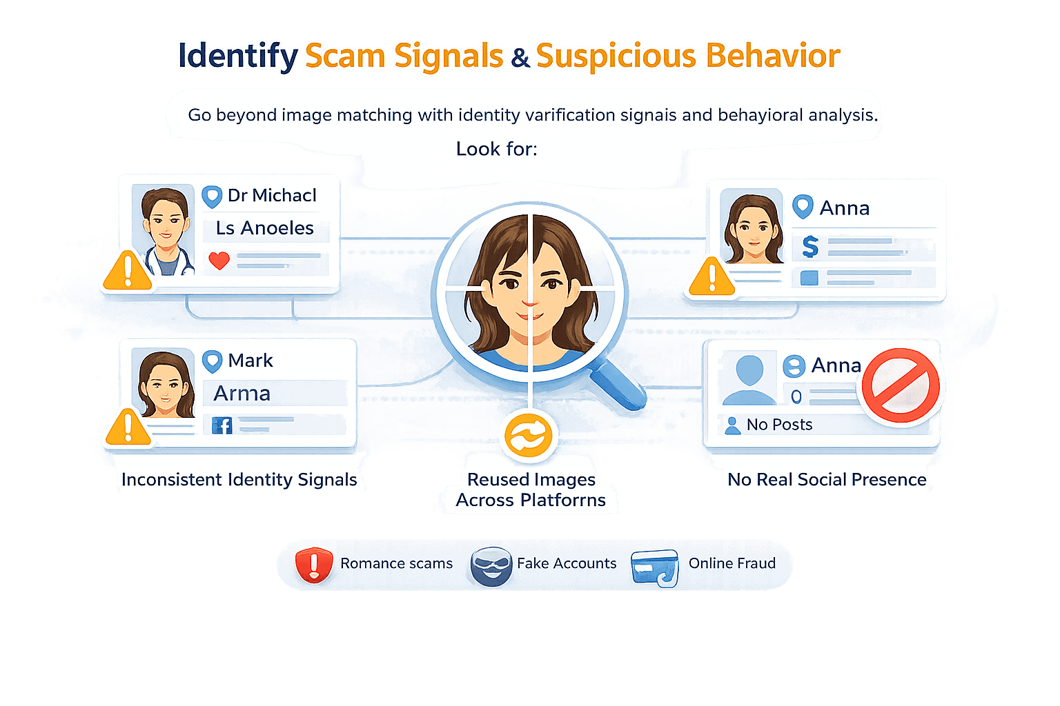 Scam Signals CatfishLens - Best Catfish Reverse Image Search Engine
