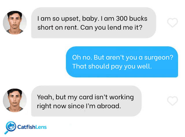 They get intimate first, then ask for money later