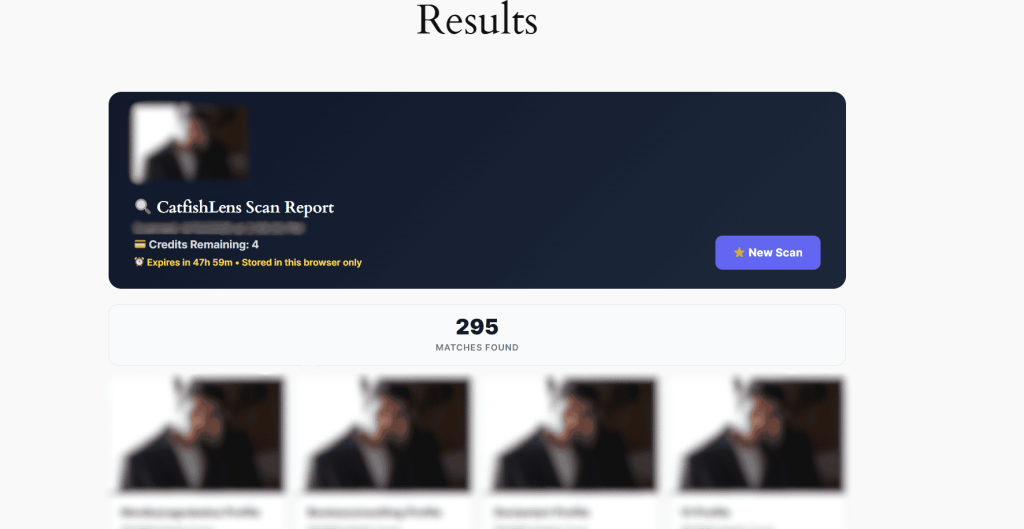 Lire les résultats de la recherche inversée d'images