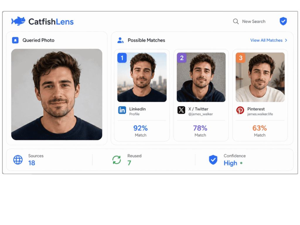 Review Profiles, Sources, and Reused Photos 